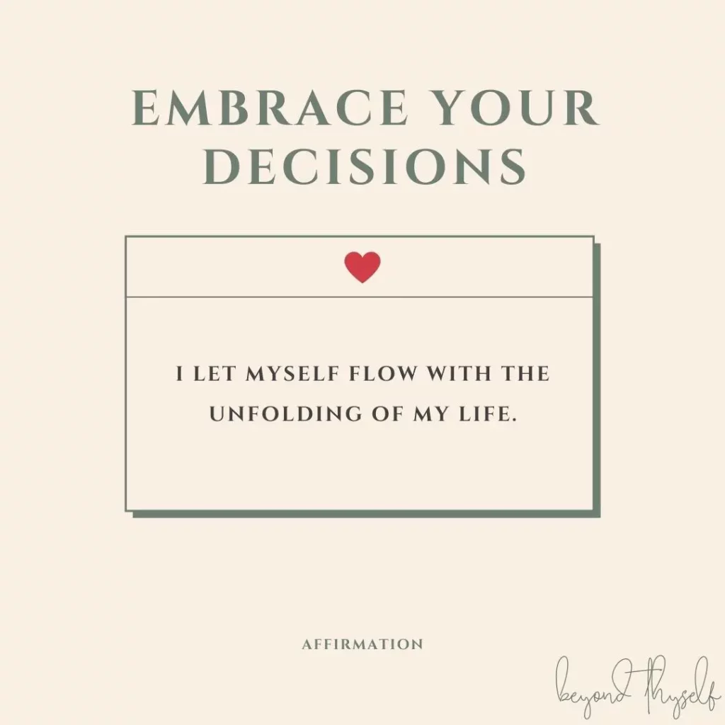 embrace your decision making affirmations