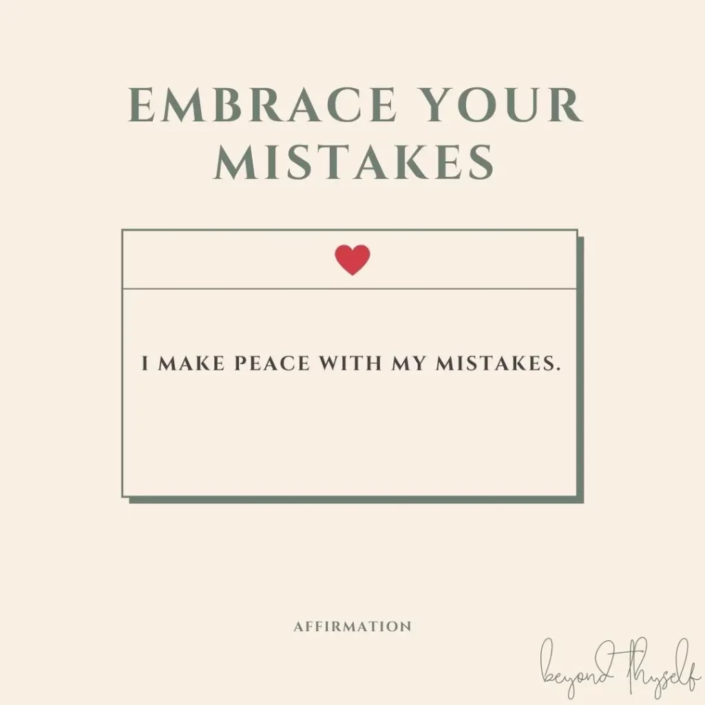 positive affirmations for self forgiveness
